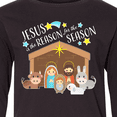 thumbnail image 4 of Inktastic Jesus is the Reason for the Season Christmas Nativity Long Sleeve Youth T-Shirt, 4 of 5