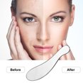 thumbnail image 4 of Stainless Steel Massage Scraping Tool for Face Body Skin Stainless Steel Scraper Facial Tool Metal Face Massager Board, 4 of 6