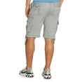 thumbnail image 3 of 9 Crowns Men's Cargo Jogger Casual Shorts (X-Large, Grey), 3 of 3