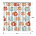 thumbnail image 5 of Rustic Autumn Farm Pumpkins Harvest Shower Curtain,Reusable Bath Curtain with Hooks Vintage Polyester Fabric Bathroom Curtains for Halloween Thansgiving Christmas Hotel Dorm, 5 of 5