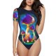 thumbnail image 1 of Balery Magic Mushrooms ,Fireflies Body de cuello redondo de manga corta para mujer Tops de manga corta Tops básicos-Medium, 1 of 7