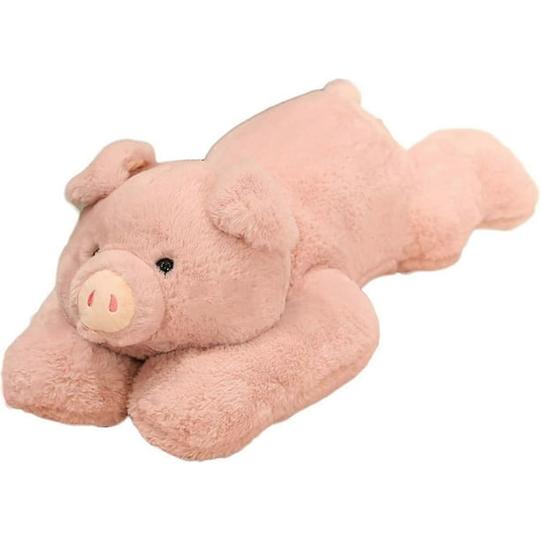 SSRGV Weighted Stuffed Animals for Anxiety, 19.7in 3.3lbs Weighted Pig Stuffed Animal Toy Cute Pink Pig Plush Pillow for Adults Boys Girls