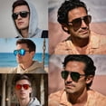 thumbnail image 2 of Gafas de sol aviador polarizadas aviador gafas de sol para conducir aviador gafas de sol para deportes, 2 of 7