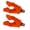 Orange, variant on CEORPER 2pack Flexible Silicones Stable Aluminum Fishing Rod Holder Head Nonslip