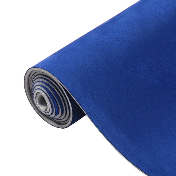 Unique Bargains 150G Suede Headliner Fabric 36"x57" Foam Back for Car Interior Roof Repair Blue