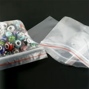 100 Zip lock Bags Reclosable Clear Poly Bag Plastic Baggies Small Jewelry Shipping Bags