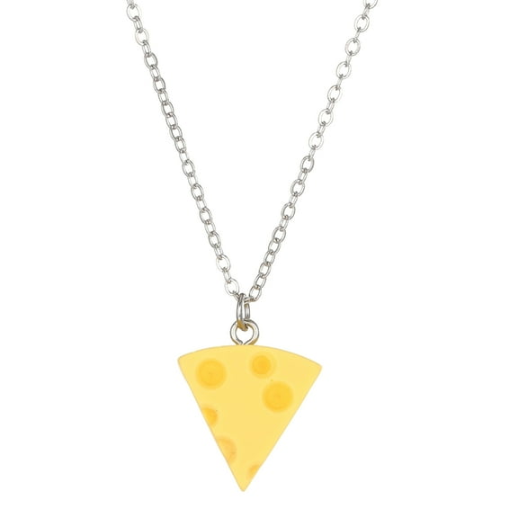 YIEMEEN Sweet Cheese Necklace Cheese Design Fashion Style Friendship Pendant Necklace