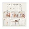 thumbnail image 5 of Baby Crib Mobile Arm - Wooden Mobile Arm Compatible Crib Mobile Hanger Compatible Crib Baby Girl Nursery Decor-c, 5 of 5