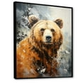 thumbnail image 2 of Designart "Regal Mountain Bear" Animals Bear Floater Framed Canvas Wall Art, 2 of 5