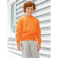 thumbnail image 4 of Jerzees Chandail en Molleton à Col Rond pour Jeunes NuBlend, TG, J Navy, 4 of 6
