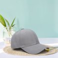 thumbnail image 3 of YAOBAMM Solid Color Casual Hat Men Baseball Hat Long Brim Protection UV Adjustable Head Circumference Solid Color Unisex Outdoor Daily Hat Peaked, 3 of 7