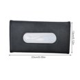 thumbnail image 3 of Kenally Caja de pañuelos parasol de cuero para coche, caja de puerta decorativa recargable con estilo, soporte de contenedor, accesorios con Clip Automoción decorativa y accesorios Kenally VI017407-01, 3 of 6