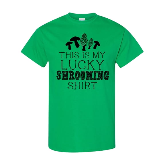 Inktastic This is My Lucky Shrooming Shirt Mushroom Hunting T-Shirt