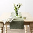 thumbnail image 4 of DII Sage & White 2-Tone Ribbed Table Runner, 4 of 4
