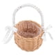 thumbnail image 1 of GOOHOCHY Cesta con soporte para flores, cesta tejida de ratán decorativa, cesta de flores con asa, cesta de regalo vacía, 1 of 8