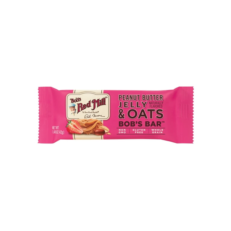 Bob's Red Mill Peanut Butter Jelly & Oats Bob's Bar (Box of 5