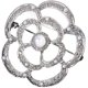 thumbnail image 1 of Broche de mujer con camelia engarzada, diamantes de imitación, perlas, rosas, alfileres de solapa, blazer, vestido, clipper para boda, accesorios de moda, 1 of 3