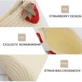 thumbnail image 3 of WHAMVOX Sac Tissé en Paille Sac Seau Tissé Multi 1Ensemble Style Mode Été Voyage, 3 of 5