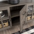 thumbnail image 4 of Radcliff 48" Industrial 3-Door Buffet in Slate Gray, 4 of 14