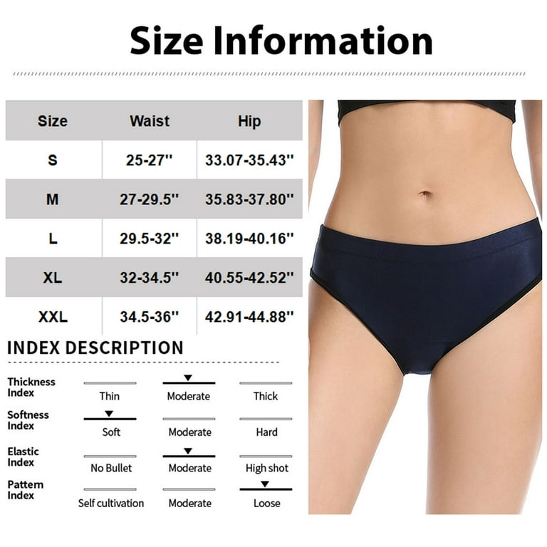 Knosfe Breathable Underwear for Women Plus Size Moisture-Wicking