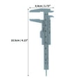 thumbnail image 6 of Unique Bargains 1 Pc Mini Eyebrow Measuring Ruler Double Scale Aliper Measuring Tool 4.13"x1.73" Blue, 6 of 6