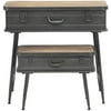 4D Concepts Urban Loft Metal Two Trunk Tables, Rustic Natural Pine