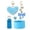 C, variant on Glass&Bottle Pendant Set Hairball Silicone Cup & Bow Straw with Heart Key Chain for Couples