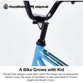 thumbnail image 3 of Royalbaby Rocket 14 Inch Kids Bicycle for Boys and Girls Aged 4 to 7, Light Blue, 3 of 8