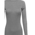 thumbnail image 3 of FashionOutfit Women's Basic Lightweight Thermal Turtleneck Top, 3 of 3