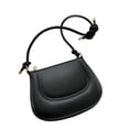 thumbnail image 4 of Bolso de hombro jinwen PU negro ligero e informal con cremallera, 4 of 8