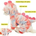 thumbnail image 4 of UOSIA Dog Tiger Halloween Costume Warms Hooded Coat Pet Winter Clothes, 4 of 6