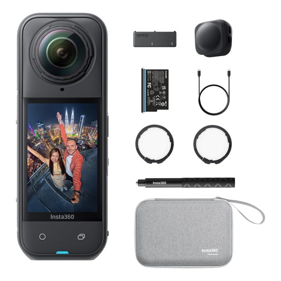 Cámara de Acción Insta360 X5 Essentials Bundle 8K 360° Impermeable