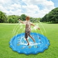 thumbnail image 4 of Water Spray Mat,168cm Cute Pattern Outdoor Water Mat Water Sprinkler Pad Expertly Crafted, 4 of 7