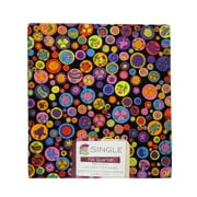 Creative Cuts 18" x 21" Single Assortment White & Black Fat Quarter Fabric, 1 Each