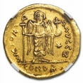 thumbnail image 3 of Byzantine AV Solidus Mau Tiberius (582-602 AD) AU NGC (S-528), 3 of 3