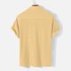 thumbnail image 4 of pstuiky camisetas de manga corta para hombre, Blusa informal de manga corta con cuello vuelto y color liso para hombre camisas casuales para hombre xxxl, 4 of 4