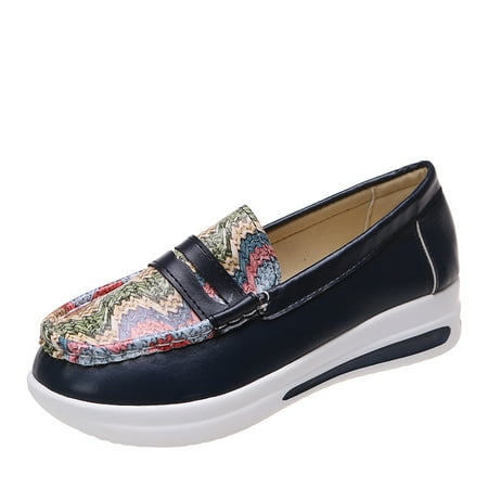 

Huanxu Women s Comfort Sole Faux Nubuck Laser Cut Loafers Flat Casual Shoes