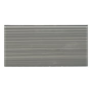 WS Tiles - Sample - Peel & Stick 3" x 6" Glass Subway Tile in Hand Painted Dark Gray