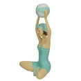 thumbnail image 3 of Fancy That Retro Beach Girl With Ball Sage Green Polka Dot Swimsuit Figurine, 3 of 5