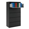 thumbnail image 6 of Hirsh 36 inch Wide 5 Drawer Metal Lateral File Cabinet for Home and Office, Holds Letter, Legal and A4 Hanging Folders, Black, 6 of 10