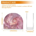 thumbnail image 3 of A Pink Spiral Napkin Holder for Table Clear Napkin Stand Paper Holder Acrylic Organizer Dispenser Napkins for Dinner Kitchen Restaurant Room, 3 of 8