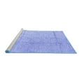thumbnail image 2 of Ahgly Company Machine Washable Indoor Rectangle Abstract Blue Modern Area Rugs, 6' x 9', 2 of 4