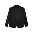 thumbnail image 4 of Eandarui Boys Classic Fit Sport Blazer Long Sleeve Lapel Suit Jacket Single Breasted Outerwear Coat Black 10, 4 of 5