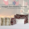 thumbnail image 3 of Southshore Fine Living, Inc. Christmas Comforter King Set, Reversible Bedding, Red Plaid & Holly, 3 of 9