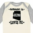 thumbnail image 4 of Inktastic Arizona Someone Loves Me Gift Boys or Girls Long Sleeve Baby Bodysuit, 4 of 5