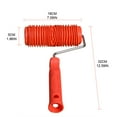 thumbnail image 4 of 7 inch Wood Roller with Handle Rubber DIY Imitation Wood Tool Painting Tool for Wall Room Decor, 4 of 7