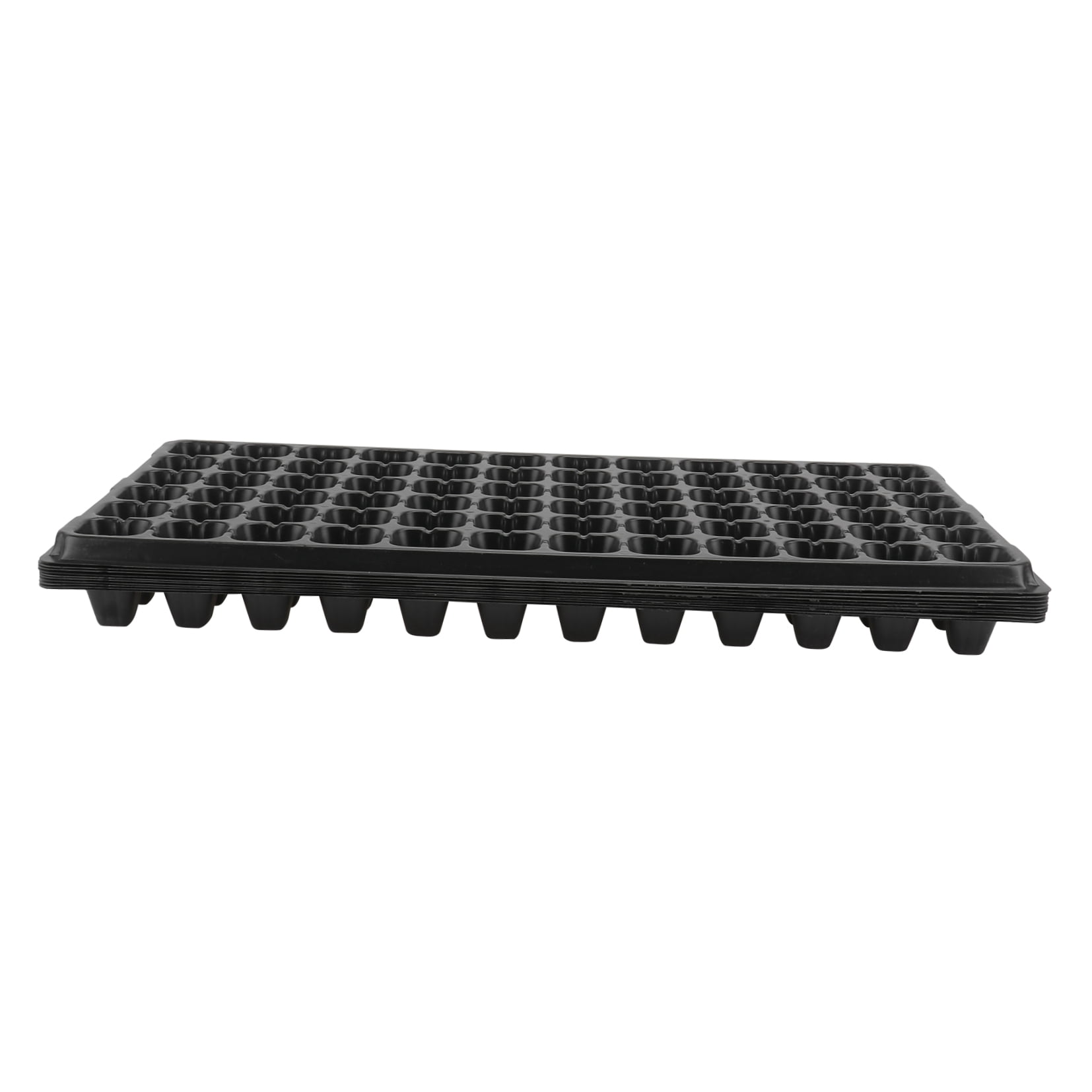 YSNOOWE Growing Tray 10Pcs Black PVC Grid Design for Seed Germination Ventilated