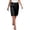 AB54 Black, variant on Solid Shorts For Women Elastic Waist Straight Leg Shorty Female Comfort Fit Breathable Fifth Shorts Beige Size Xxl