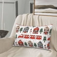 thumbnail image 5 of Daiia Christmas Houses Bedding Waterproof Pillow Protector Zippered Queen – Bed Bug Proof Pillow Encasement-16"x24", 5 of 6