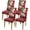 Pattern 11, variant on 4Pcs Christmas Chair Covers for Dining Room Stretch Printed Xmas Kitchen Chair Covers/Christmas Seat Cover Covers Removable Dining Chair Slipcovers for Hotel, Christmas Ceremony, Banquet 16